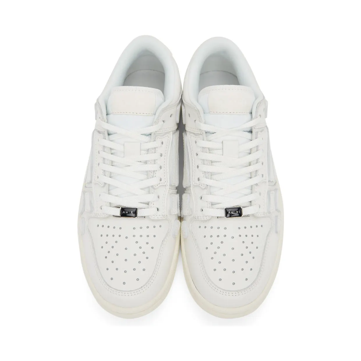 AMIRI White Skel Top Low Sneakers (PS22MFS003-194) (5)