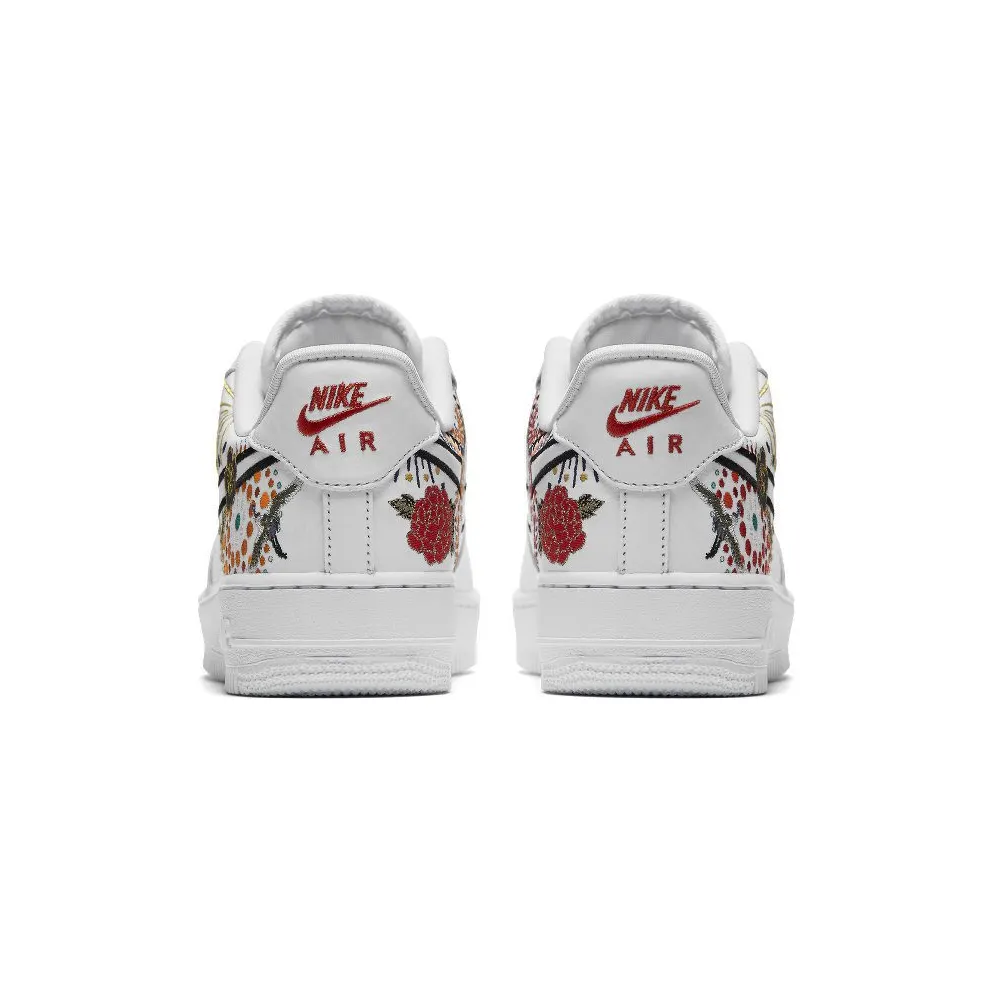 Nike Air Force 1 Low Lunar New Year 2018 (W) White/White-Habanero Red-Team Orange (AJ8298-100)