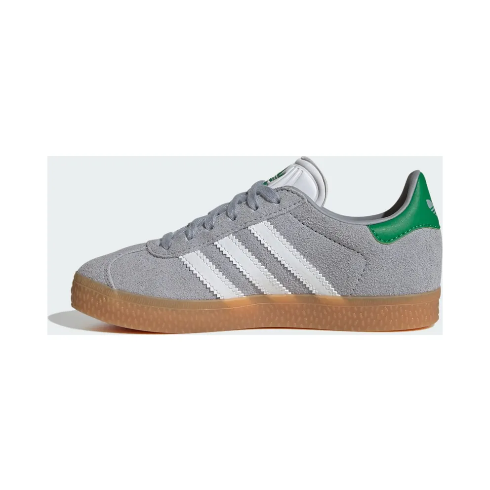 Adidas Gazelle Halo Silver / Cloud White / Green (JQ5999)