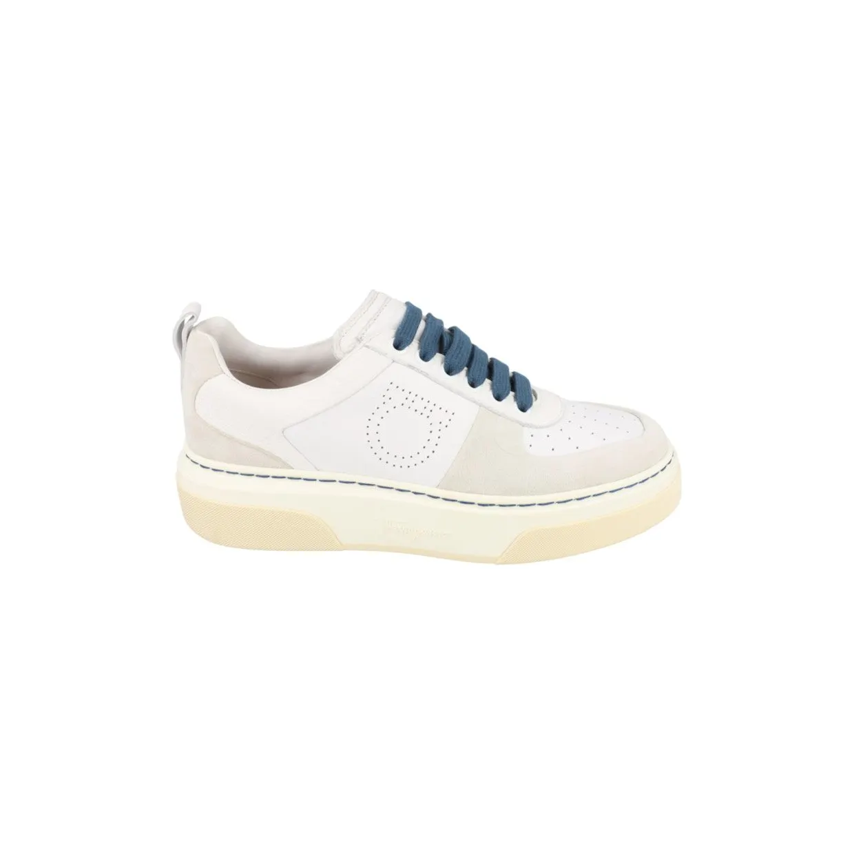 Ferragamo Cassina Low-Top Sneakers White (030346-758141-M)