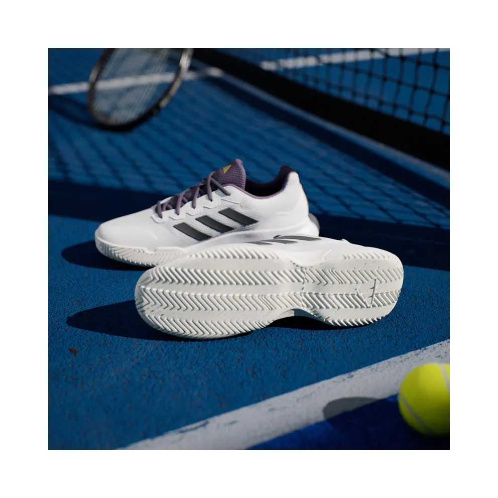 adidas Gamecourt 2.0 Core White Core Black Aurora Plum (JS1949)