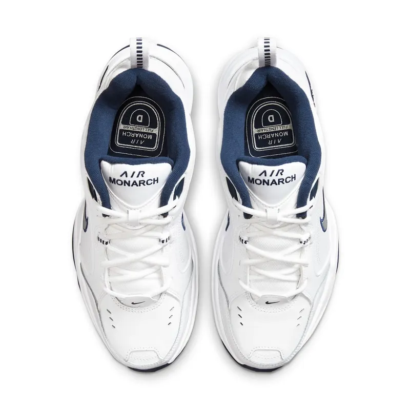 Nike Air Monarch IV White Navy White/Metallic Silver (415445-102)