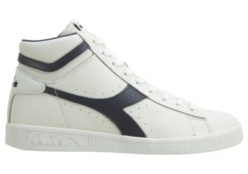 Diadora Gamel High Waxed White Dress Blues White