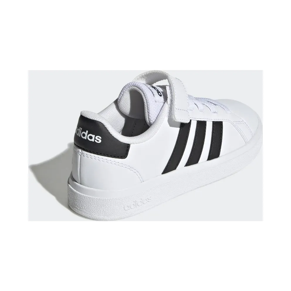 Adidas Grand Court Lifestyle Court Elastic Lace and Top Strap Cloud White / Core Black / Core Black (GW6521)