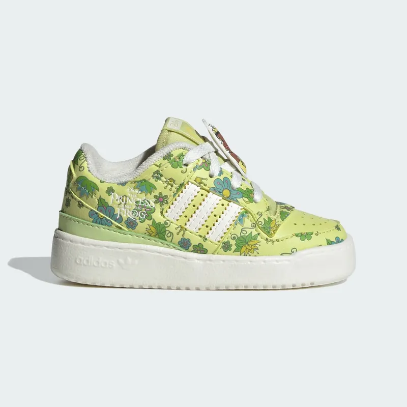 adidas x Disney Princesses Forum Low Shoes Kids Green / Off White / Yellow (IF7202)