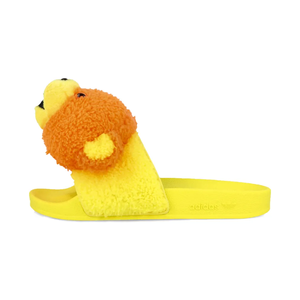 Adidas Jeremy Scott Adilette Teddy Slides Solar Orange / Bright Yellow / Core Black (Q46582)