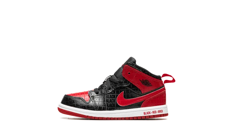 Jordan 1 Mid SS TD “Bred” (DM9649-001)