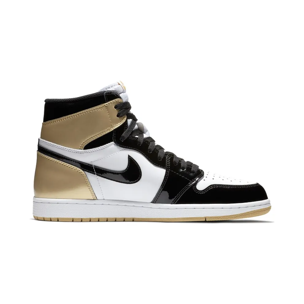 Jordan 1 Retro High Gold Top 3 Black/Black-Metallic Gold (861428-001)