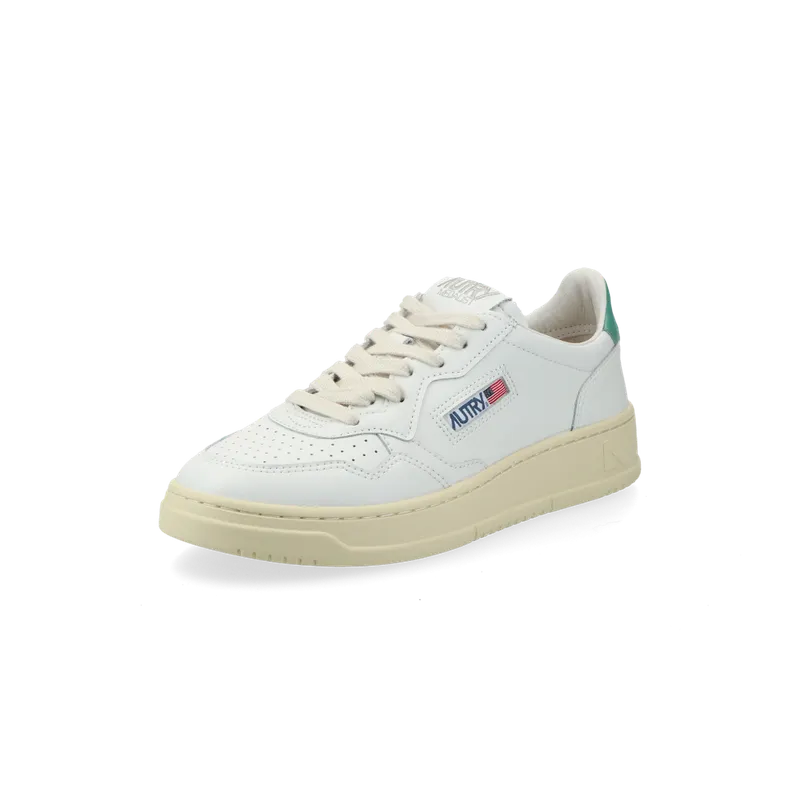 Autry Medalist Low W (leat / leat / white / malachite) – AULWLL56