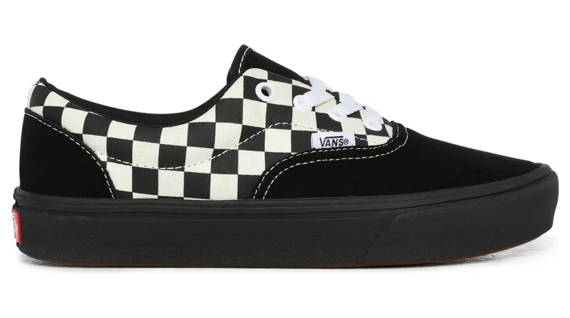 Vans Era ComfyCush ‘Mixed Media – Black Checker’ Antique White/Black (VN0A3WM917Q)