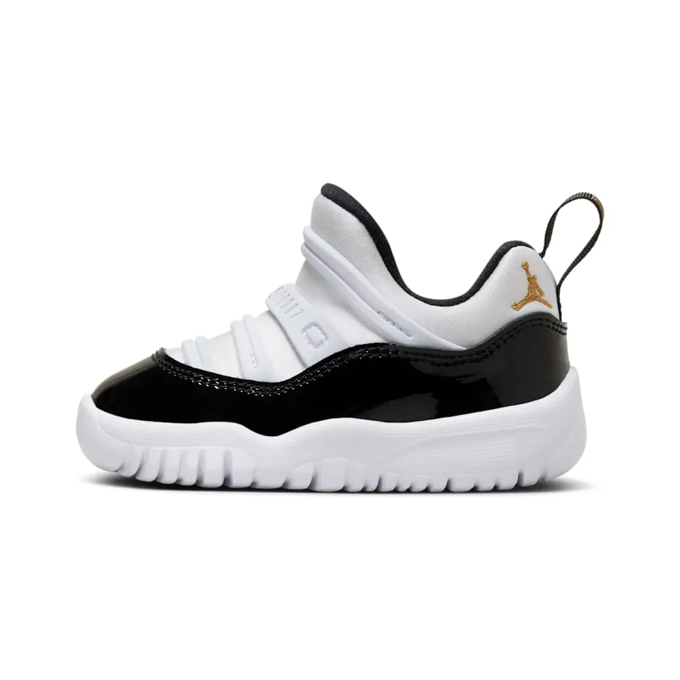 Jordan 11 Retro Little Flex White Black Metallic Gold (BQ7102-170)