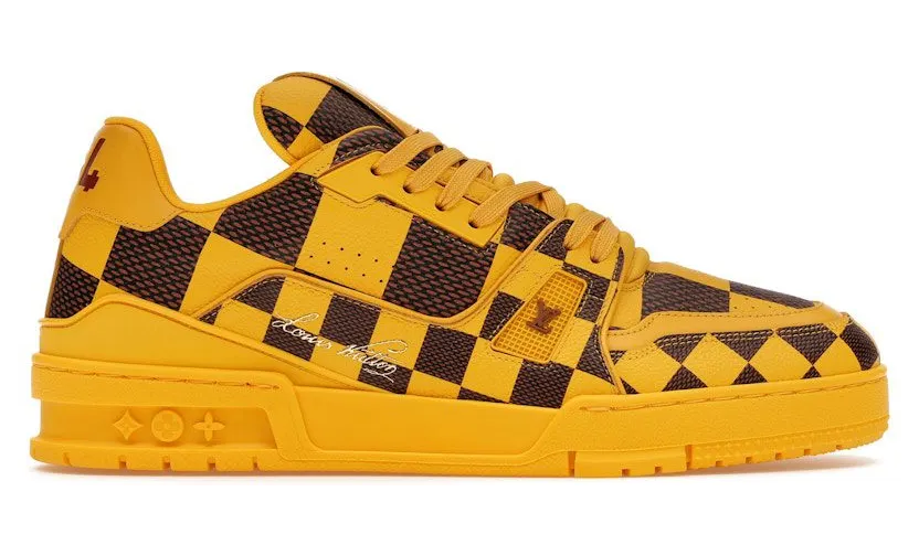 Louis Vuitton LV Trainer Sneaker Damier Pop Yellow (1ACN4J)