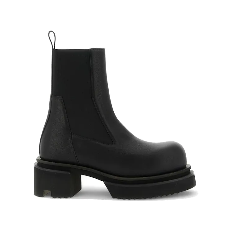 Rick Owens Beatle Bogun Ankle Boot Black (RU01F2832-LGG-09)