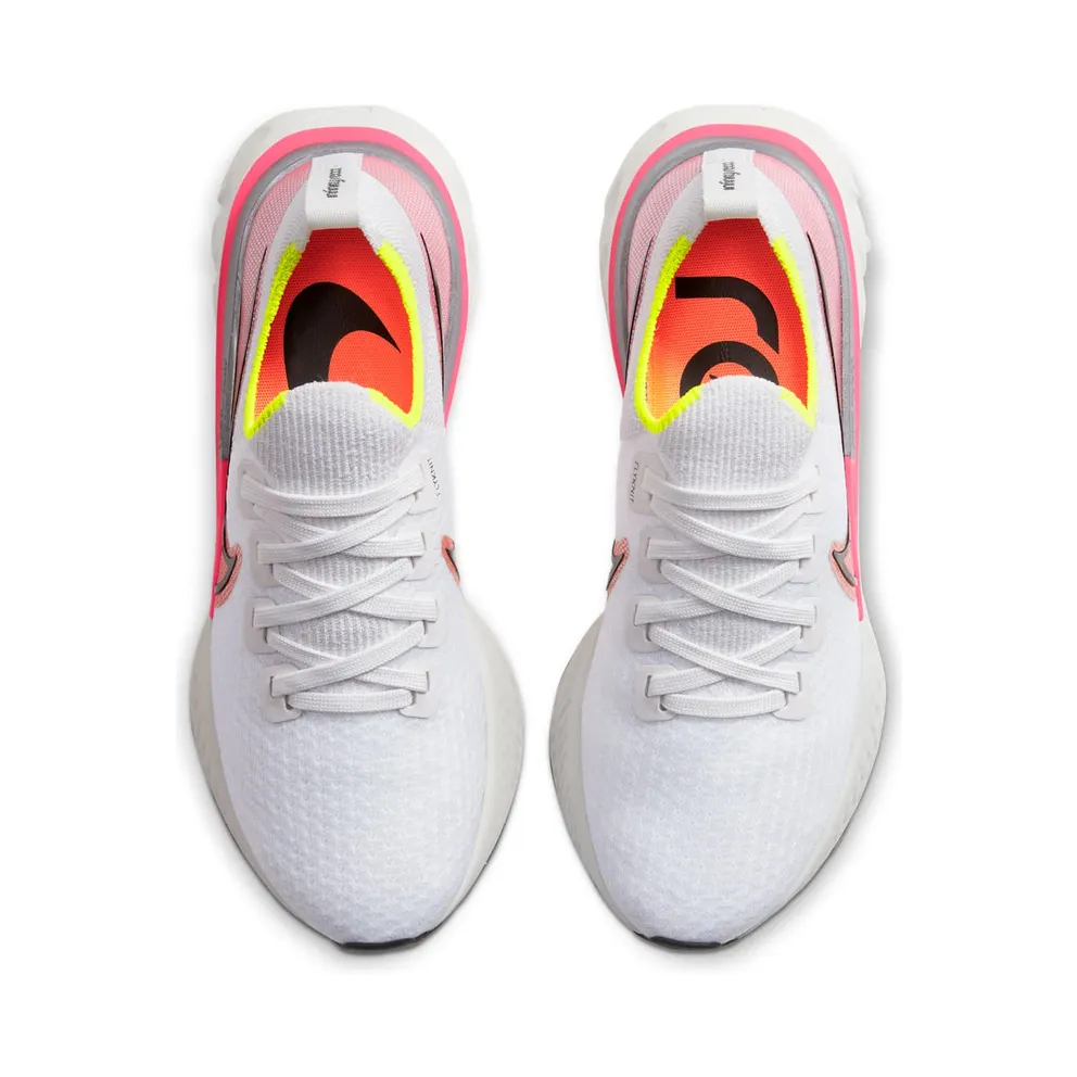 Nike React Infinity Run Platinum Pink Orange (W) Platinum Tint/Pink Blast-Total Orange-Black (CD4372-004)