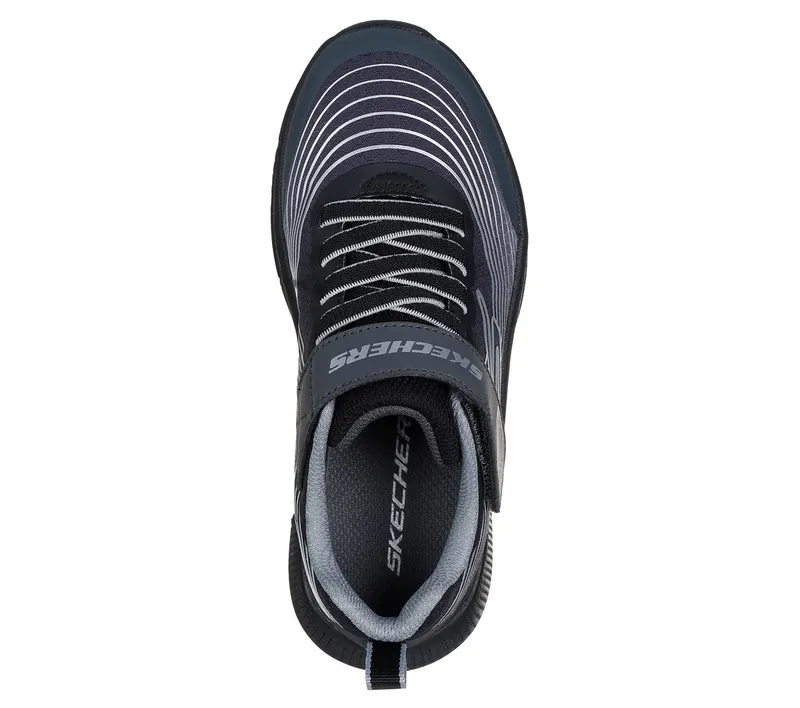 Skechers Microspec Advance Sneaker Black/Silver