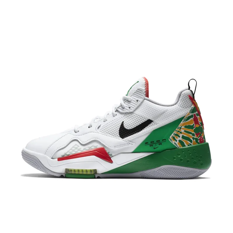 Jordan Zoom 92 White Green Red Summit White/Lucky Green-Track Red-Black (CK9183-103)
