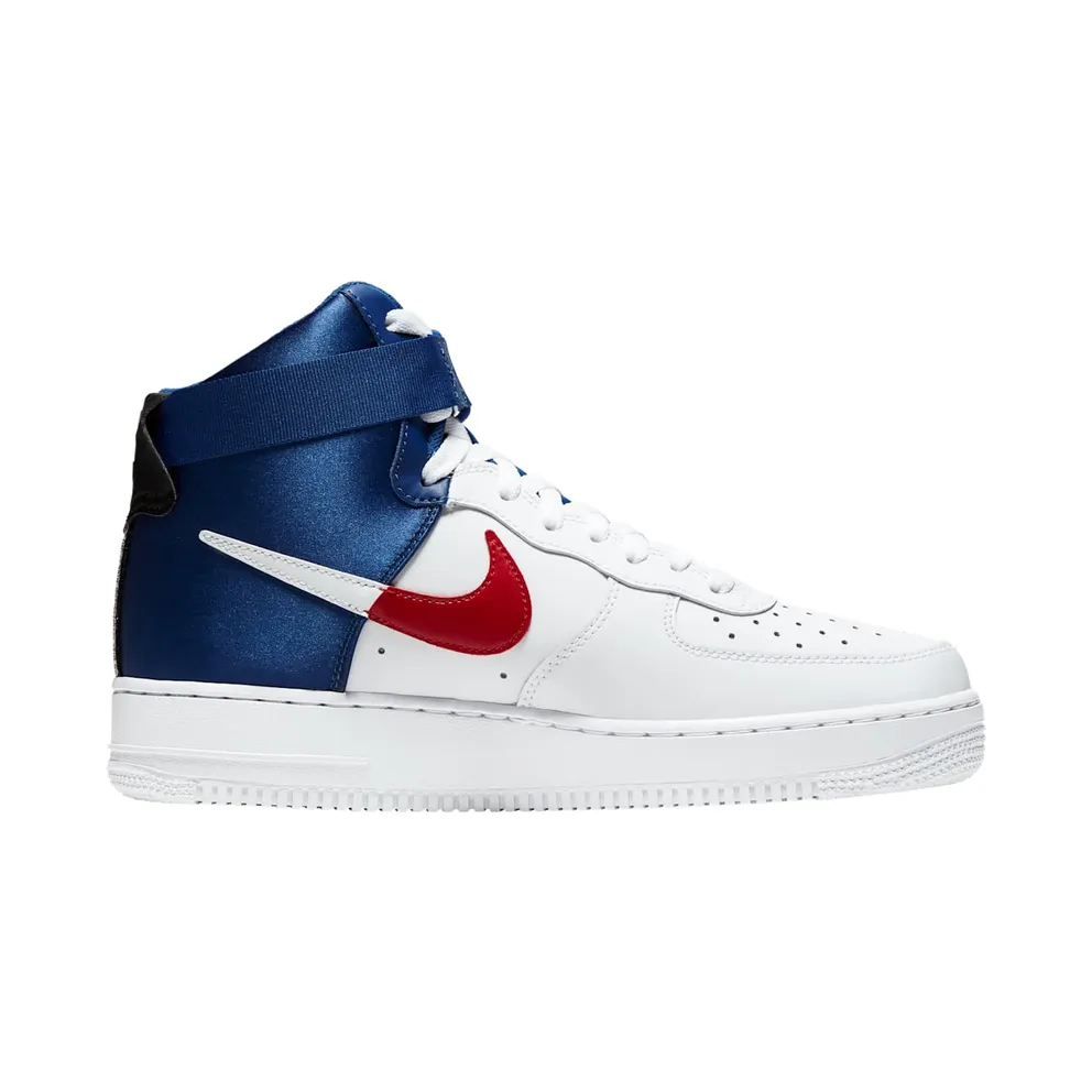 Nike Air Force 1 ’07 High Clippers White/Rush Blue/University Red (BQ4591-102)