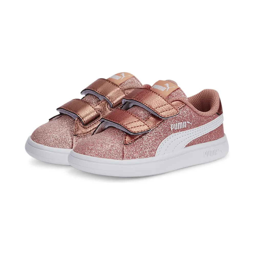 Puma Smash v2 Glitz Glam Pink/White/Gold (36738029)