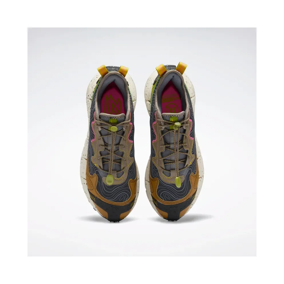 Reebok Zig Kinetica II Edge Pure Grey 8 / Wild Moss / Sulfur Green (GX0511)