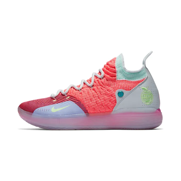 Nike Zoom KD11 “Hot Punch / Pure Platinum / Twilight Pulse / Lime Blast” (AO2604-600)
