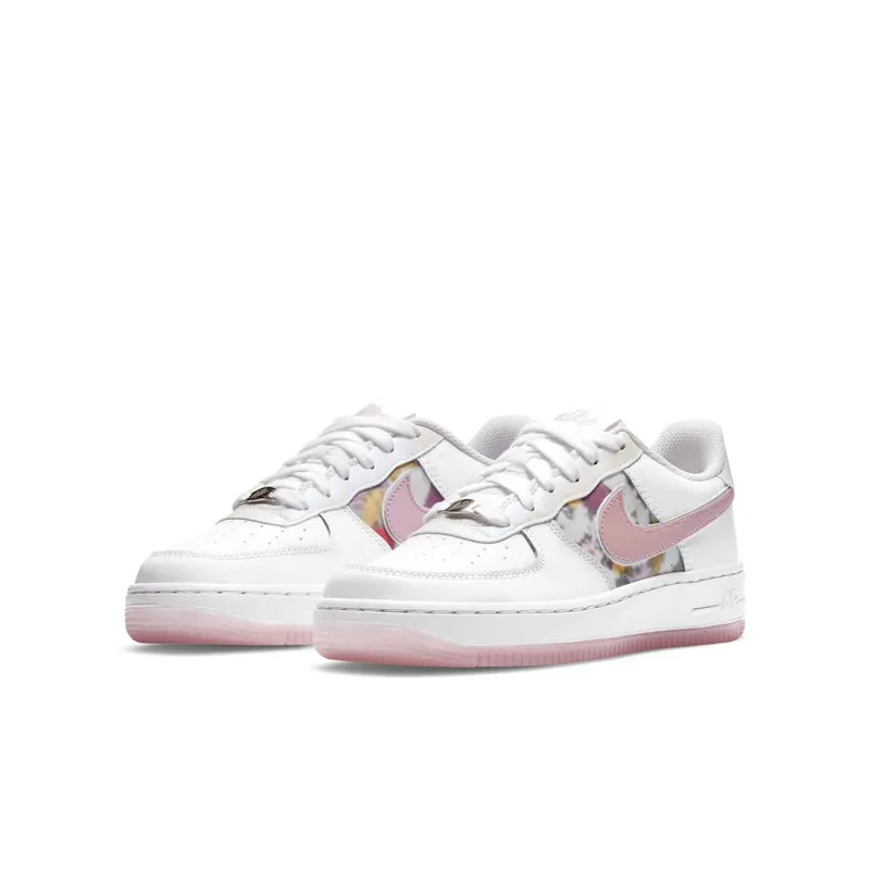 Nike Air Force 1 Low White Light Artic Pink (GS) (CN8535-100)
