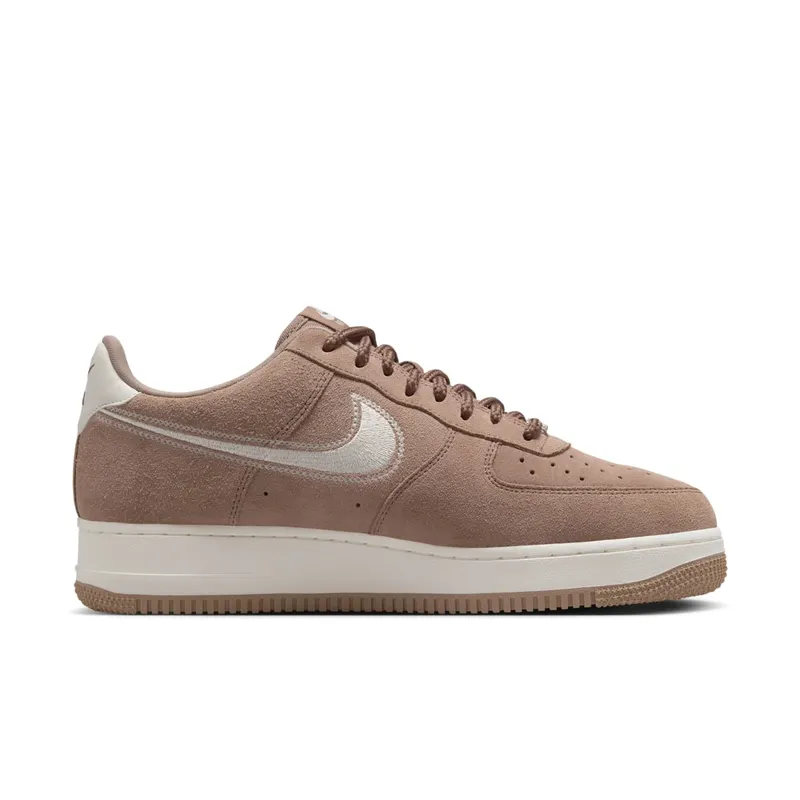 Nike Air Force 1 Low ’07 LV8 “Mink Brown Embroidered Swoosh” (HJ4465-200)