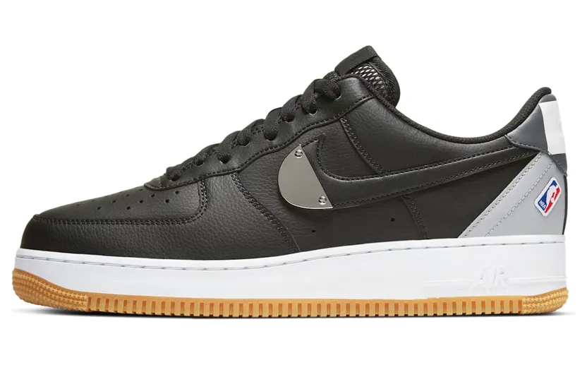 Nike Air Force 1 Low ’07 NBA Black Silver (CT2298-001)