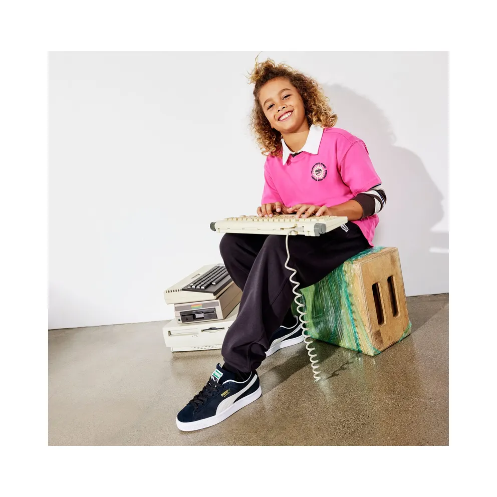 PUMA Suede Classic Xxi Youth Black/White (380560-01)