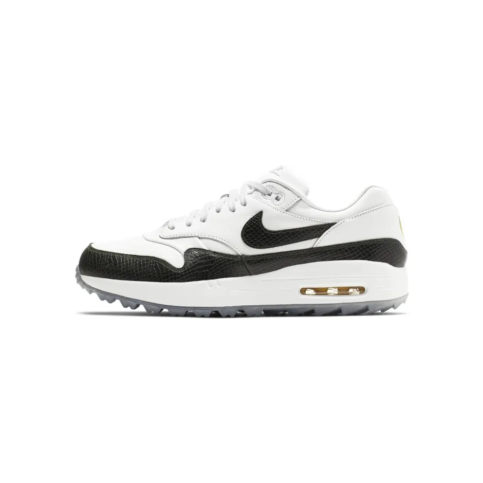 Nike Air Max 1 Golf Masters White/Chrome-Opti Yellow-Fir (BQ4804-100)