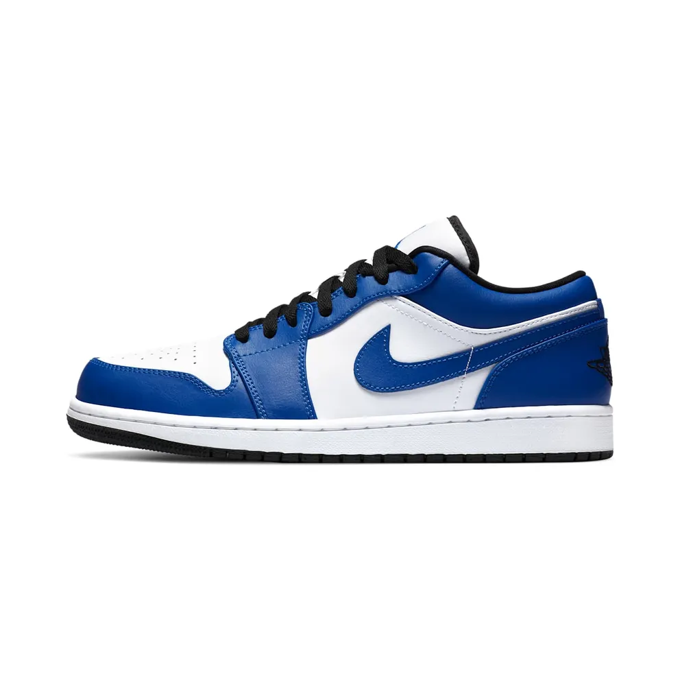 Jordan 1 Low Game Royal White/Game Royal-Black (553558-124)