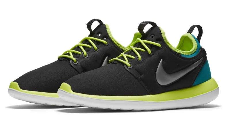 Nike Roshe Two Black Metallic Pewter (GS)