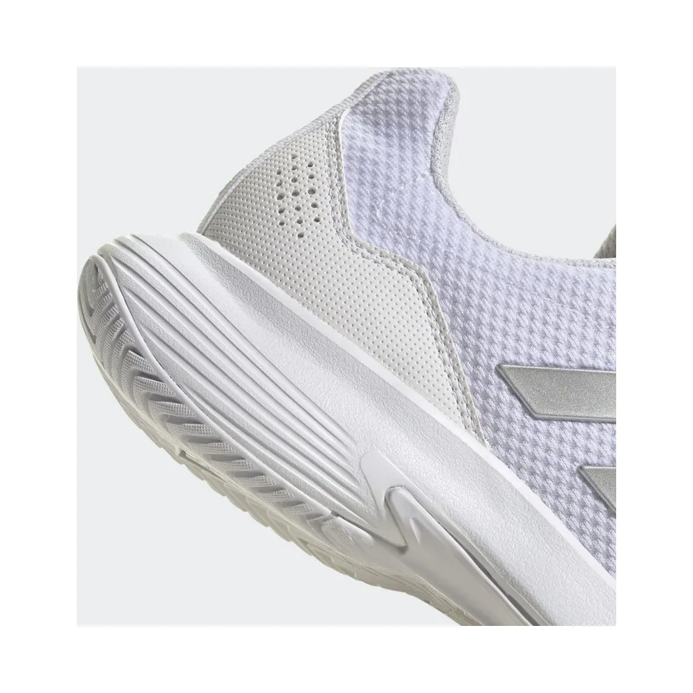 adidas Gamecourt 2.0 Tennis Shoes Cloud White / Silver Metallic / Cloud White (HQ8476)