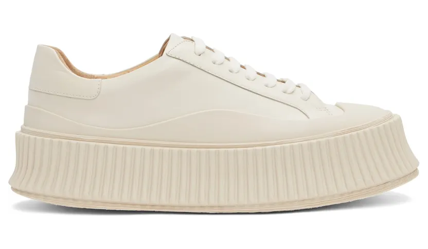 Jil Sander Off-White Agnellato Platform (JS32108A_15011)