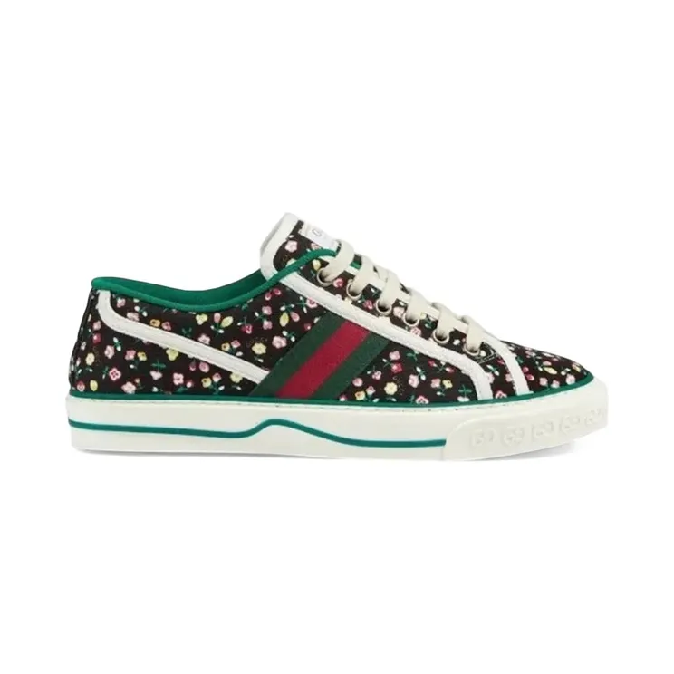 Gucci Tennis 1977 Holly Print Black Peach (606110 2IC10 1085)