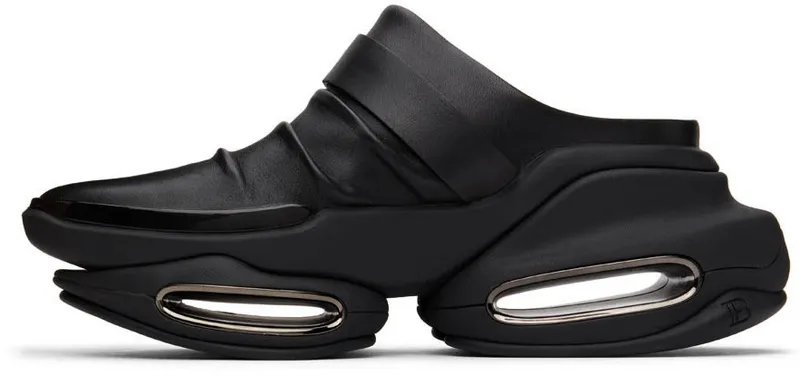 Balmain Black B-Bold Mule Sneakers (XN1VL686LDRL)