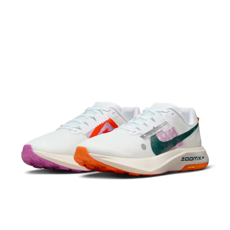 Nike ZoomX Ultrafly Trail White Safety Orange Vivid Grape (DX1978-101)