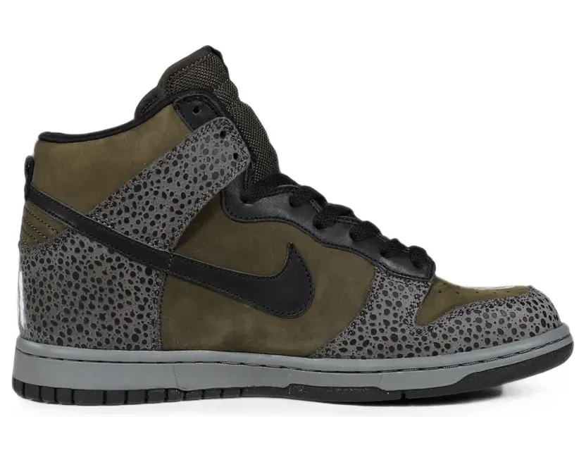 SWJP x Nike Dunk High stencil-print sneakers – Groen (SW26SS501)