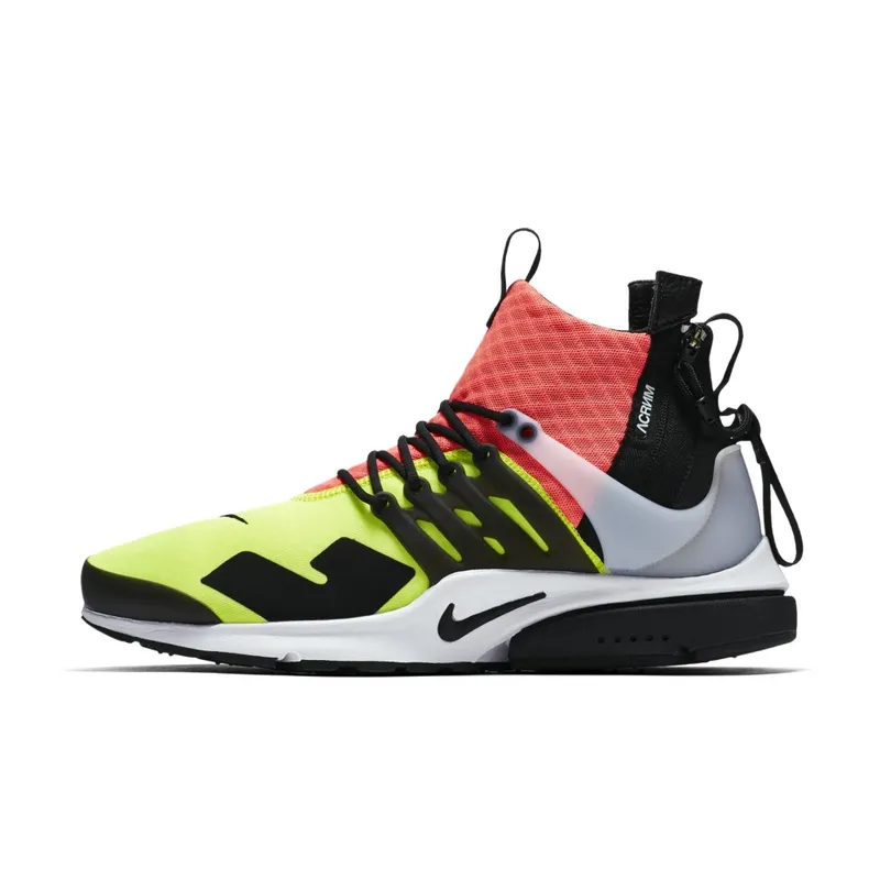Nike Air Presto Acronym Volt White/Black-Hot Lava-Volt (844672-100)