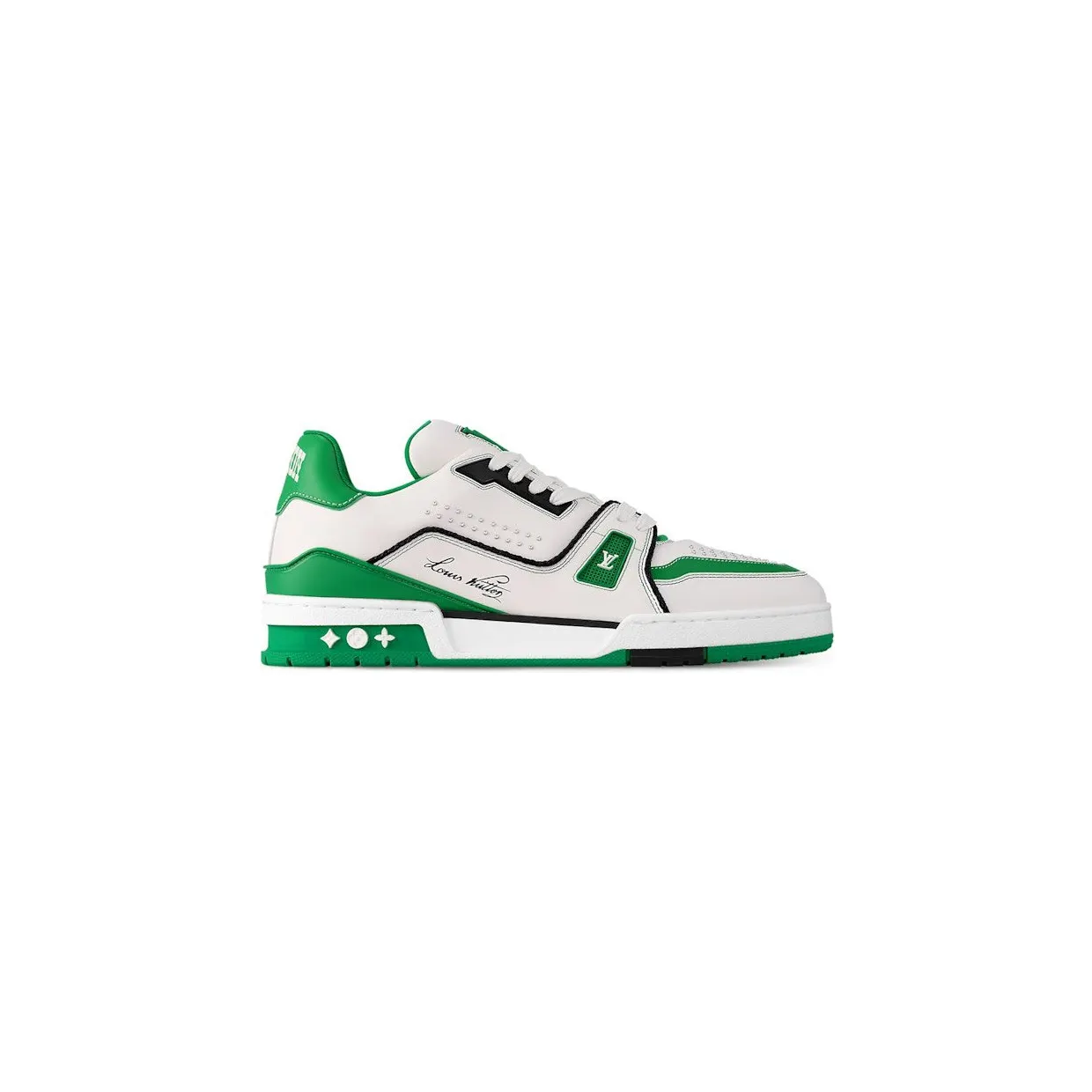 Louis Vuitton LV Trainer White Green (1AD7KP)