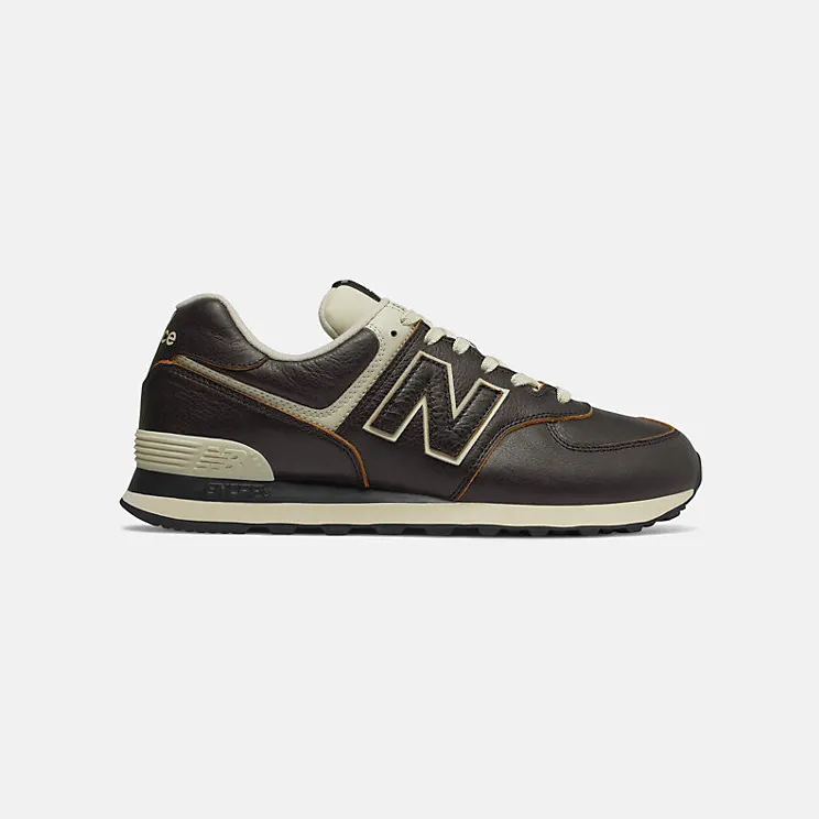 New Balance 574 Black Leather (ML574LPK)