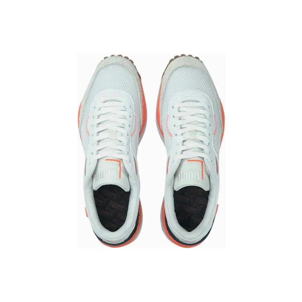 Puma Style Rider with een warme textuur Black/White (37338205)