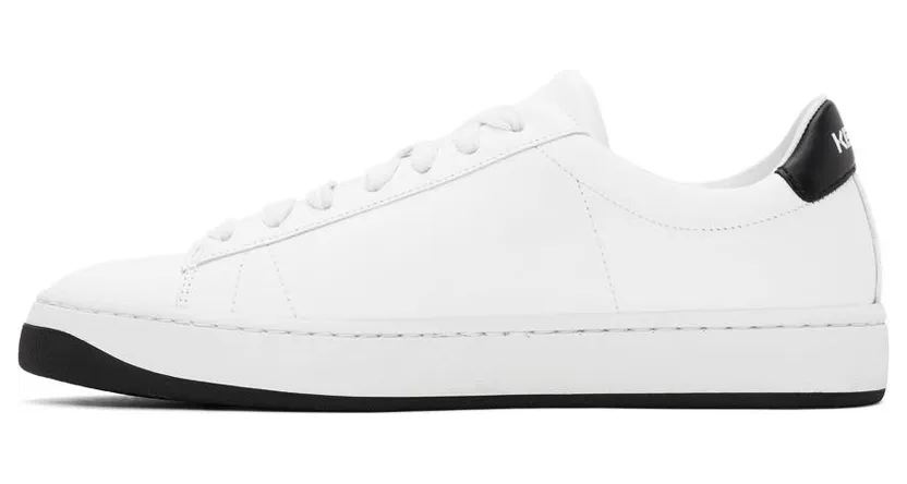 Kenzo White K-Logo Kourt Sneakers (FA65SN170L50) (3)