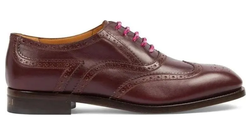 Gucci Lace-up Shoes Burgundy (723694 1W600 6039)