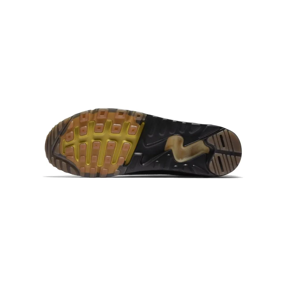 Nike Air Max 90 Ultra 2.0 Black Gold Black/Gum Medium Brown-Metallic Gold (875695-016)