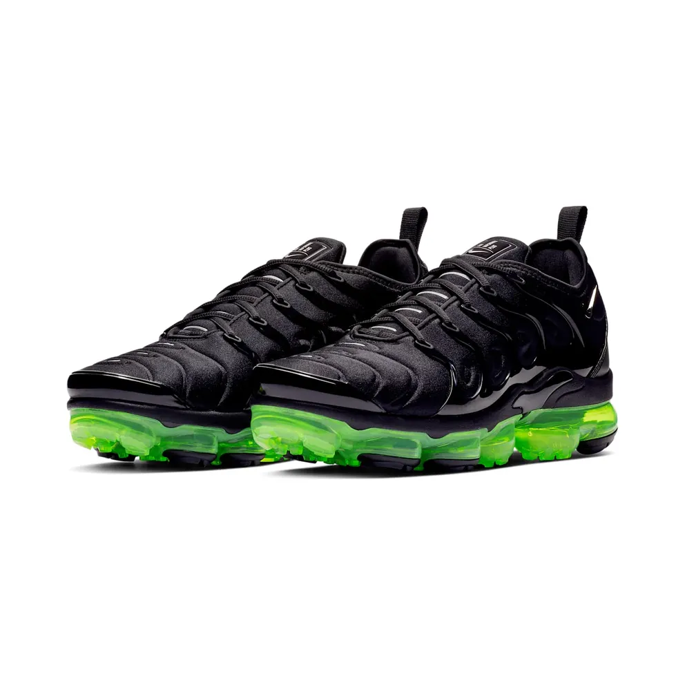 Nike Air VaporMax Plus Black Volt Sole Black/Reflect Silver-Volt (924453-015)