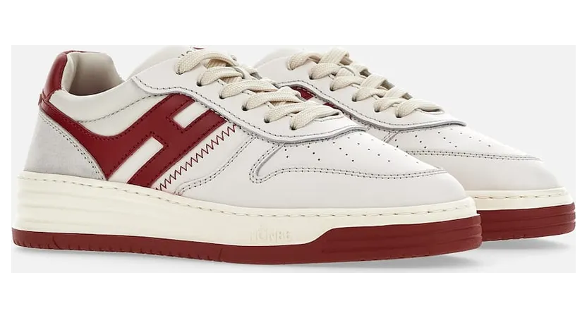 Sneakers Hogan H630 White Red Grey (HXW6300EU50ODZ958K)