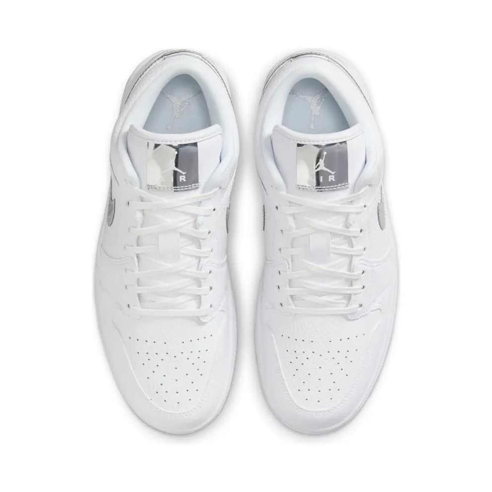 Air Jordan 1 Low SE “White Metallic Silver'” (IQ9381-100)