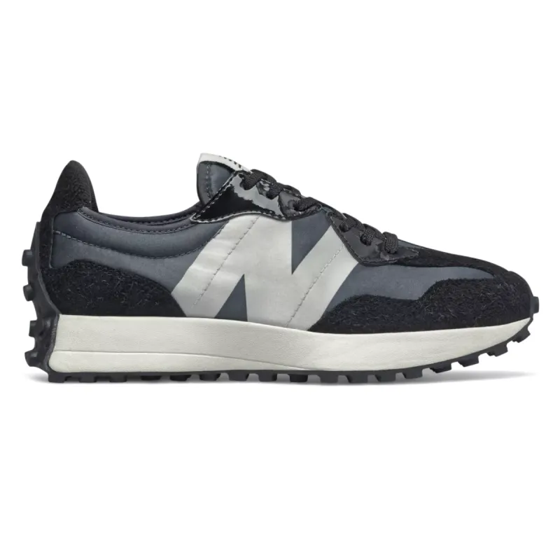 New Balance 327 Black Grey (W) Black/Grey-Silver (WS327SFC)