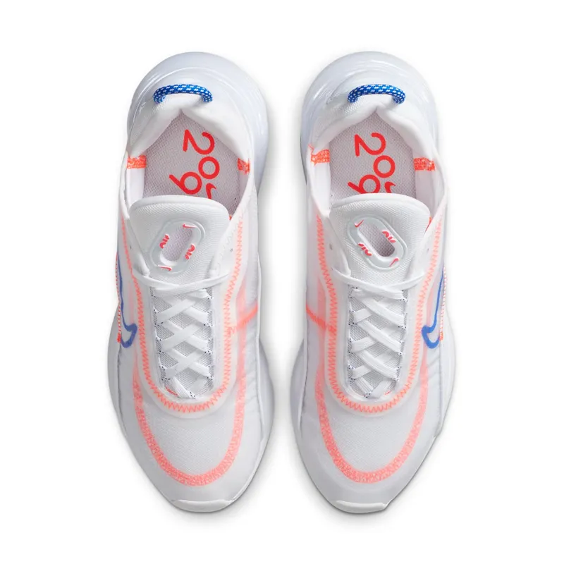 Nike Air Max 2090 White Flash Crimson Racer Blue (W) White/Flash Crimson-Metallic Silver-Racer Blue (CT1290-100)