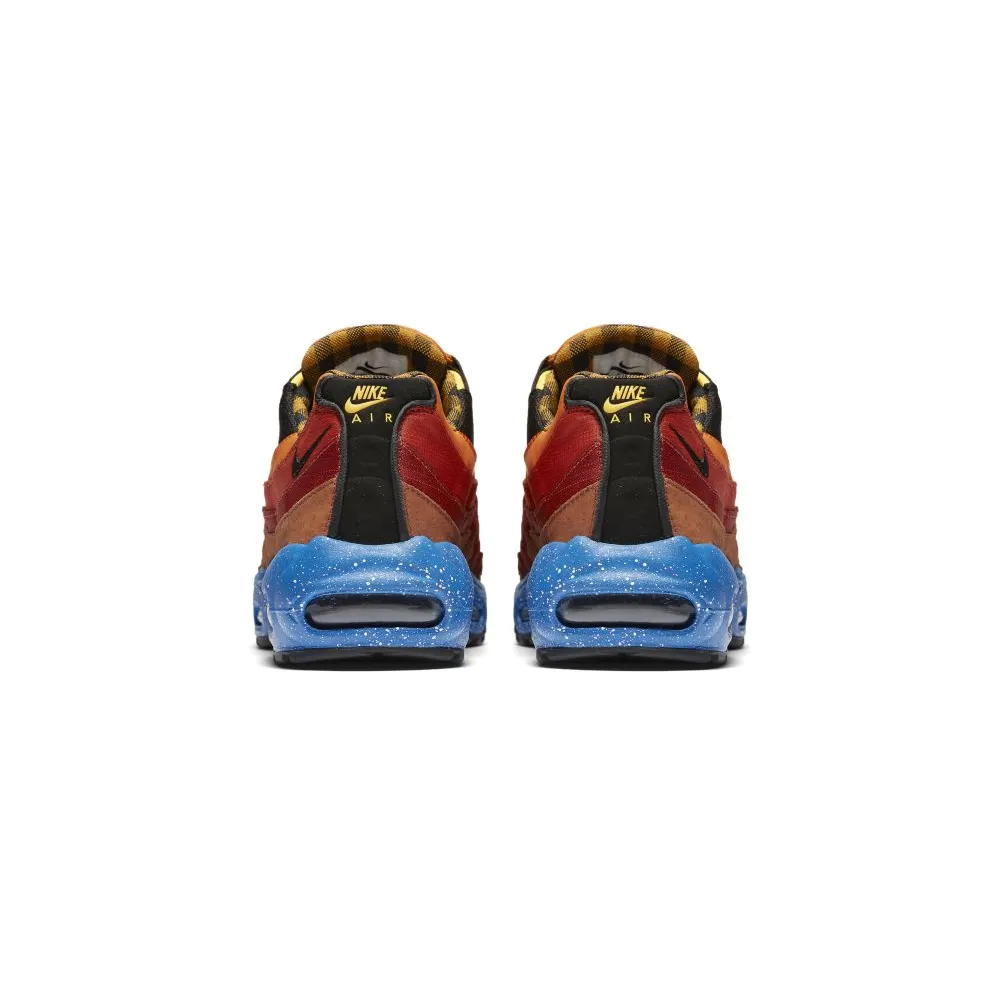 Nike Air Max 95 Campfire Pack Dark Cayenne/Black-Rust Factor-Solar Orange-Laser Orange-Cognac (538416-600)